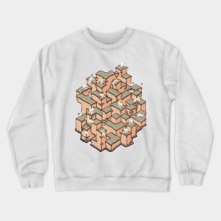 Isometric Mountain Goats Crewneck Sweatshirt